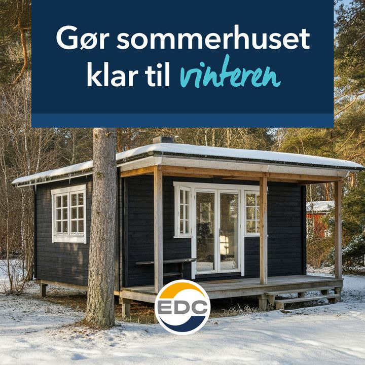 EDC Mæglerne Hedensted: Sådan gør du sommerhuset klar til vinteren med vores tjekliste