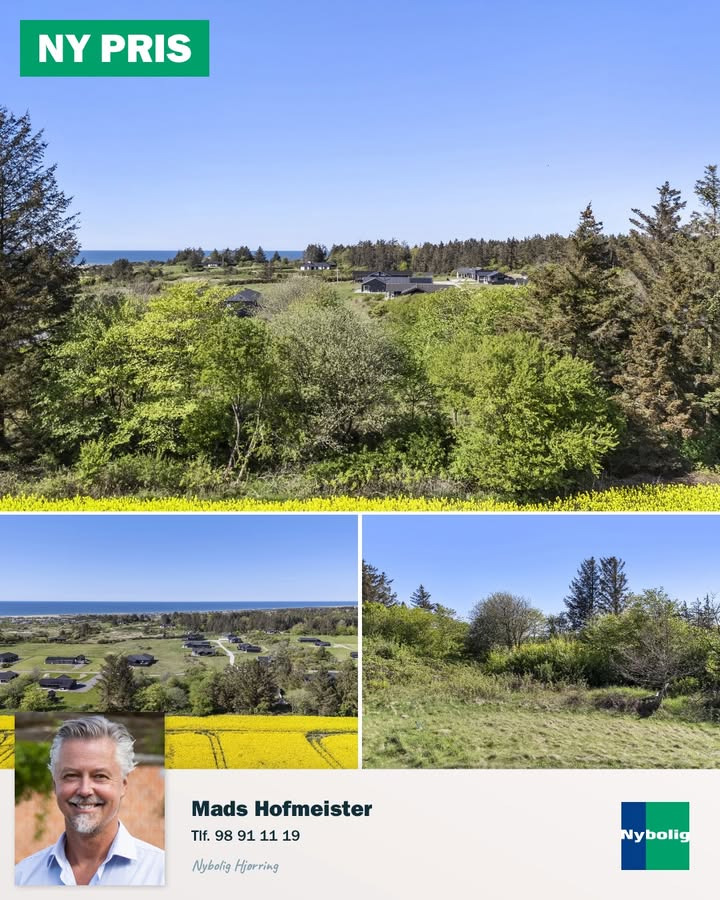 Nybolig Hjørring tilbyder nedsat pris på grund til drømmesommerhus i Skallerup Klit