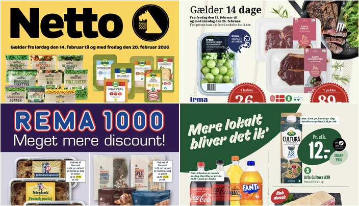 Få Irma Autumn Crisp druer for 26 kr. og Arla Cultura A38 for 12 kr. i Væggerløse