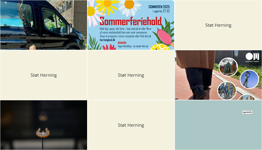 Nyt fra Herning Løve Apotek, Museerne i Holstebro, Herning Svømmehal og 2 andre