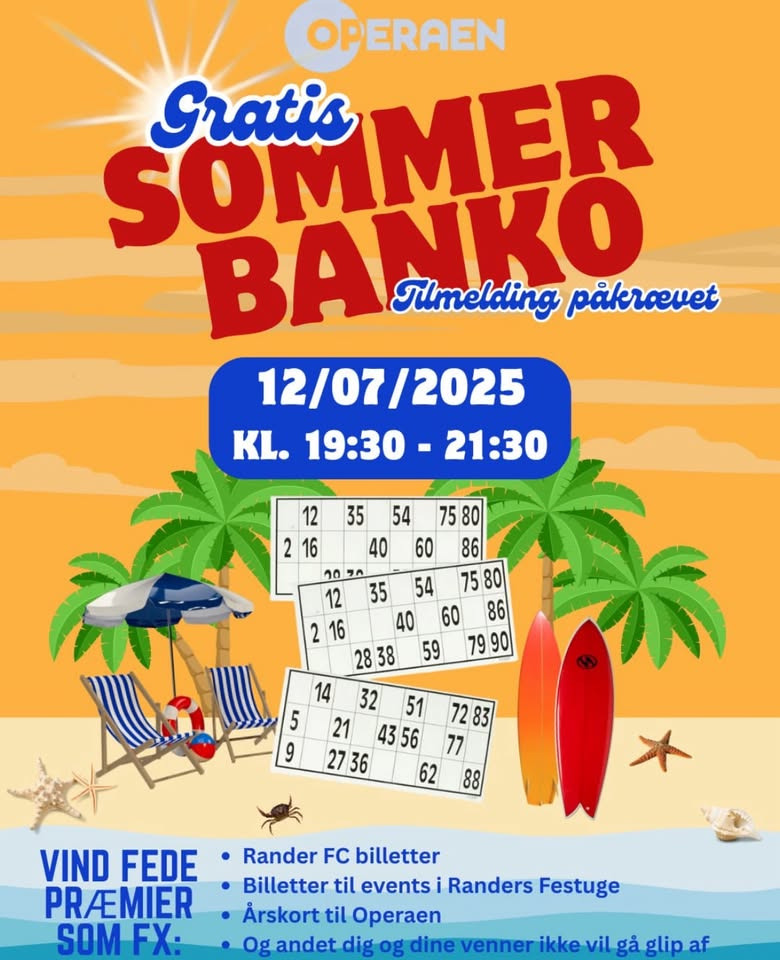 Sommerbanko i Operaen - GRATIS