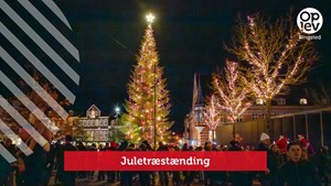 Julen starter på Ringsted Torv med juletræstænding