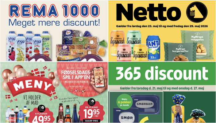 Coop smør til kun 6 kr. og økologisk is fra Meny til 39,95 kr. - fantastiske tilbud i Aarup