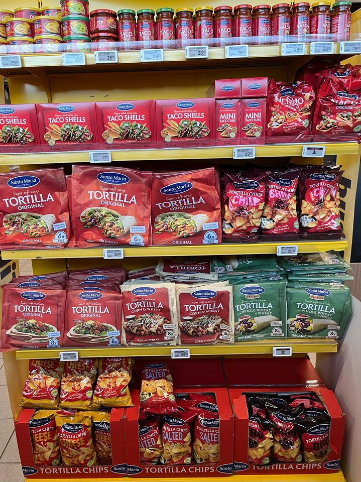 Spar Fårup: Søndagstilbud på Santa Maria produkter - kun 12 kr pr. stk