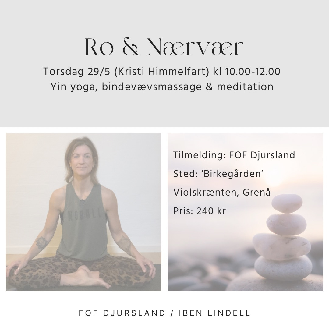 Ro & nærvær: Yin yoga i Grenaa