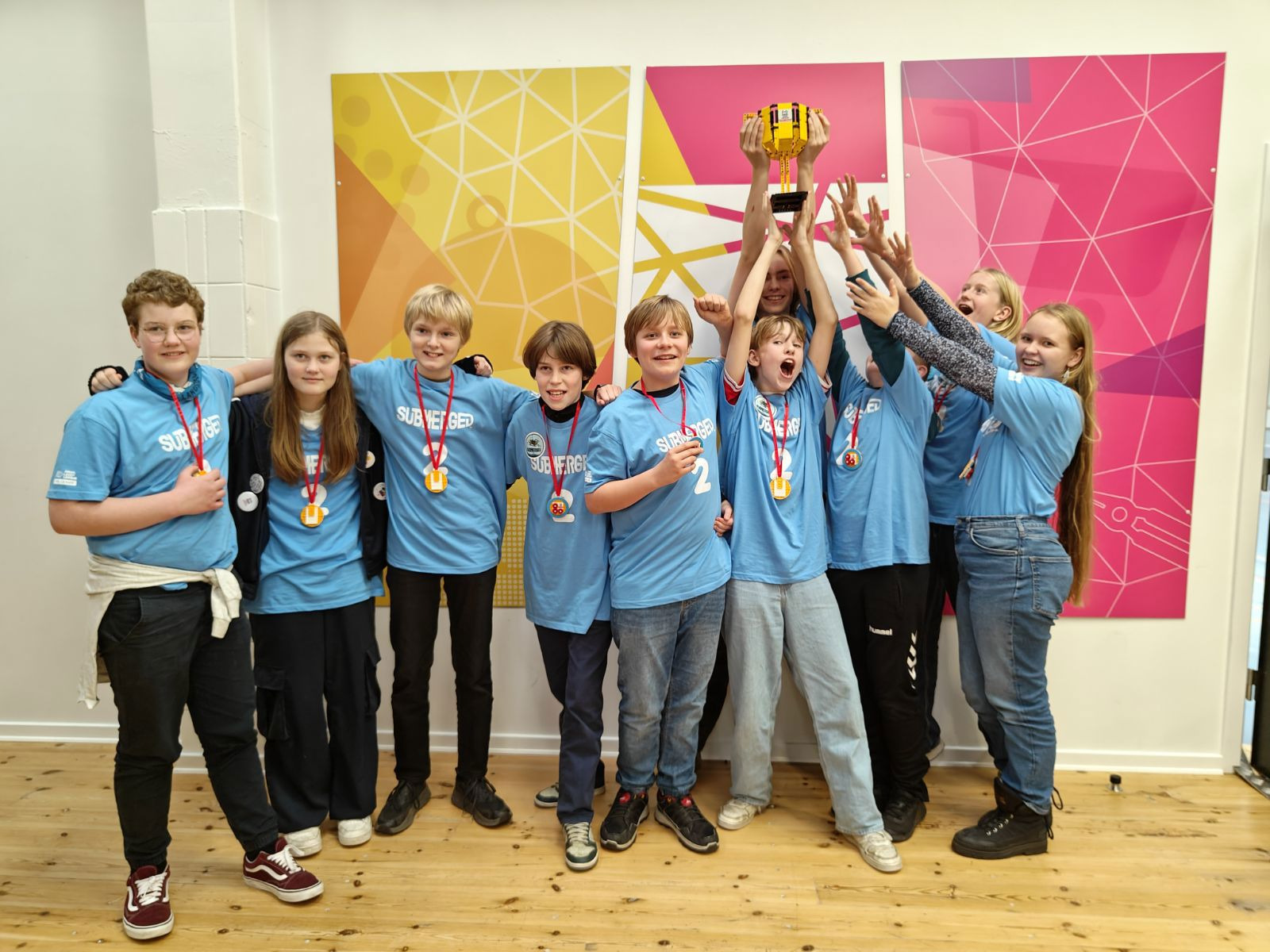 Hold fra Langå Skole skal repræsentere Randers Kommune ved First Lego League