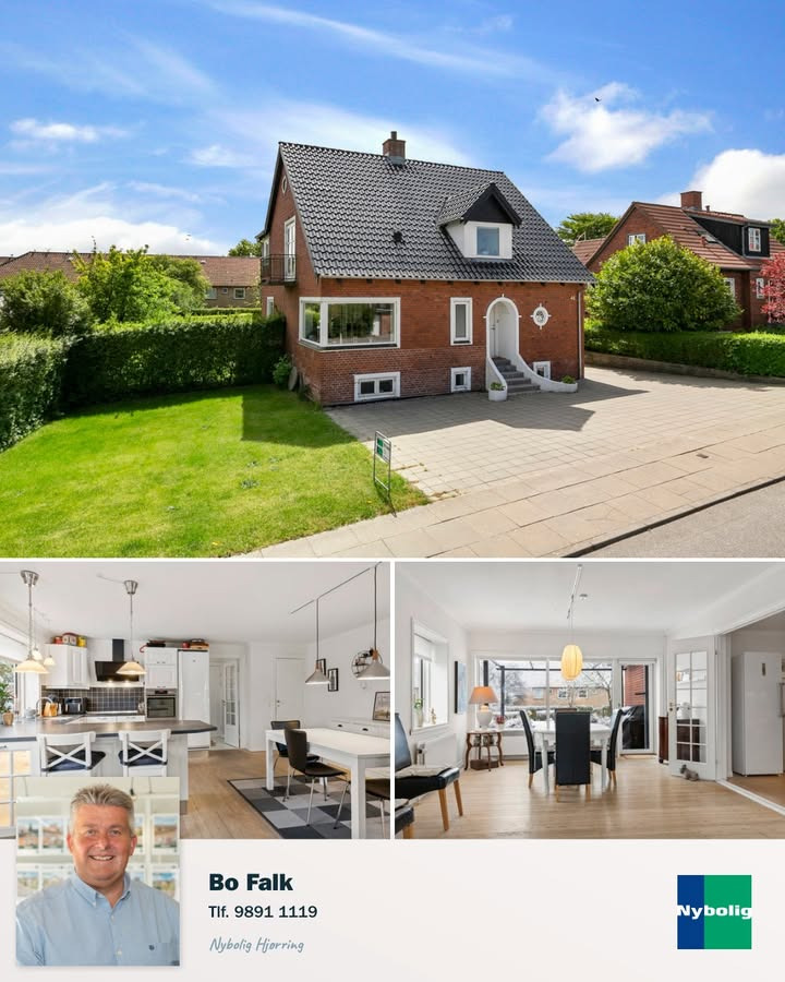 Nybolig Hjørring v/Morten Hove fremviser charmerende villa med plads til hele familien