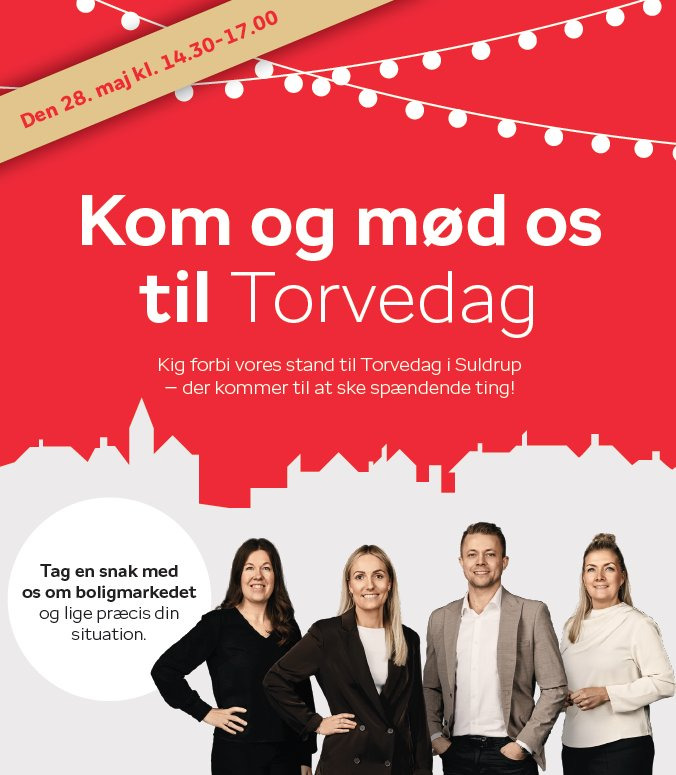 Home Støvring inviterer til torvedag i Suldrup på onsdag