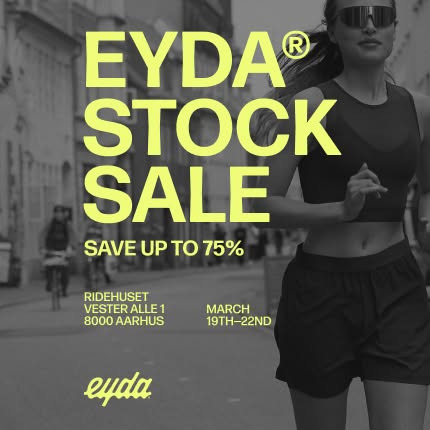 EYDA inviterer til lagersalg i Ridehuset Aarhus med store besparelser