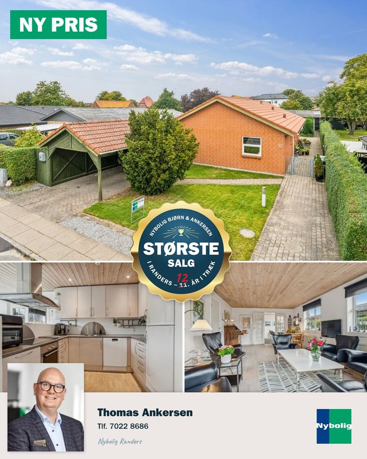 Nybolig Bjørn & Ankersen præsenterer: skarp pris på drømmevilla i Randers