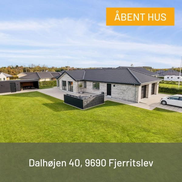 Mæglerhuset Asger Larsen inviterer til åbent hus i Fjerritslev denne weekend