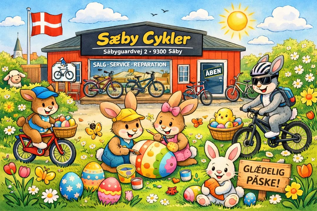 Sæby cykler holder åbent i påsken, når du har fri