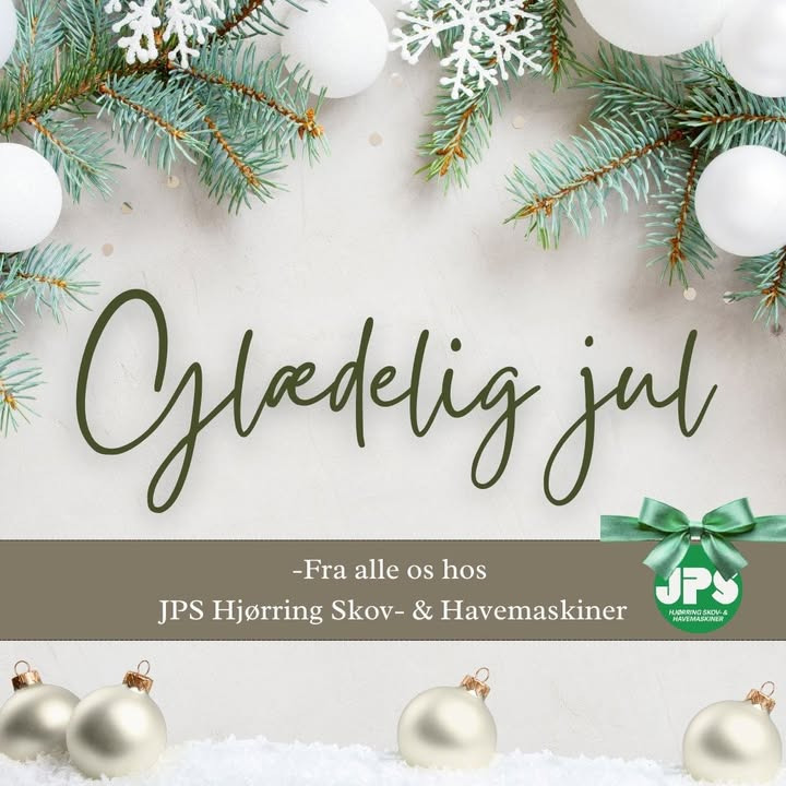 JPS Entreprenørmateriel I/S ønsker alle en glædelig jul