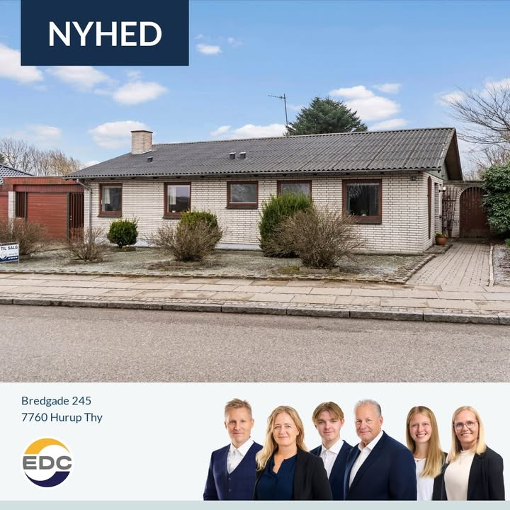 EDC Hurup Thy præsenterer ny 1-plansvilla til salg i Hurup Thy