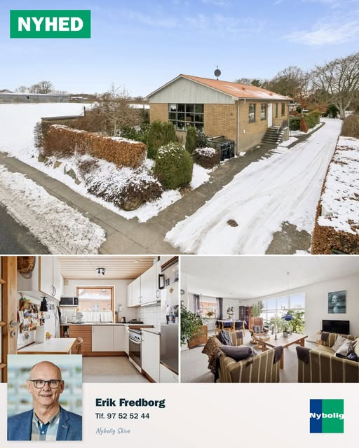 Nybolig Skive I/S præsenterer villa mellem skov og marker i Hald