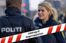 Dramatisk trafikuheld på Holbækmotorvejen i Lejre: Varevogn kolliderer med lastbil