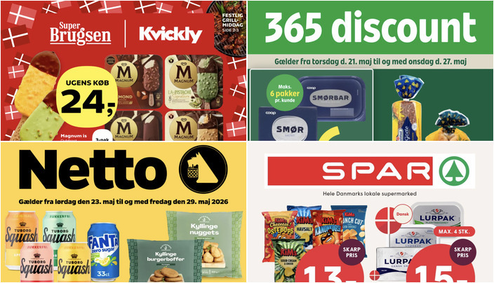 Coop smør til kun 6 kr. og Magnum is til 24 kr. - Se de gode tilbud i Holte