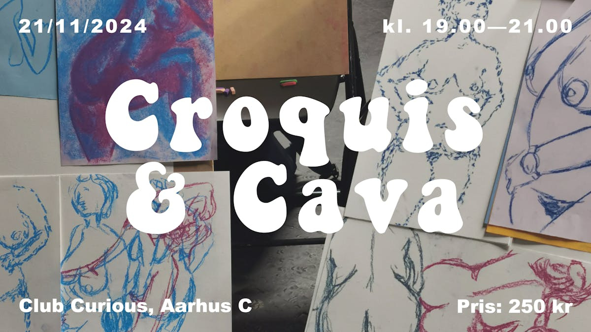 Fejr kreativiteten med tegning og cava hos Club Curious