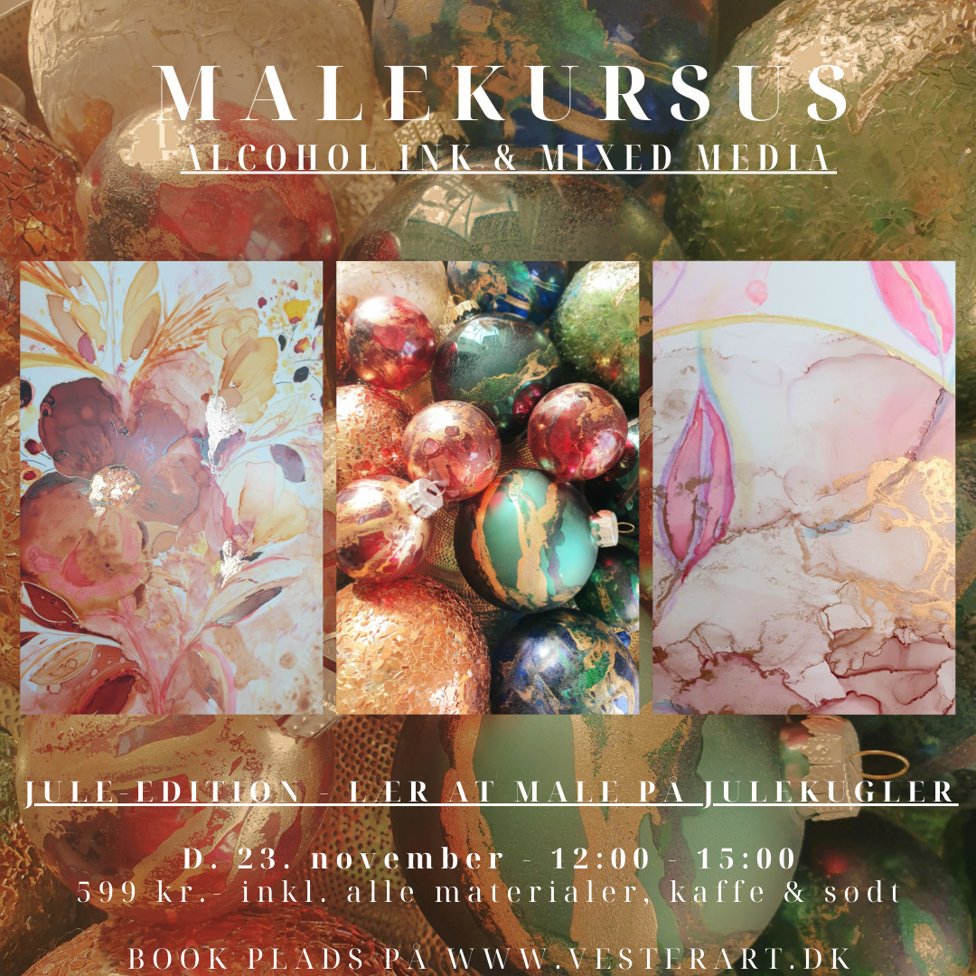 Kreativ selvforkælelse i Kerteminde: Malekursus med Linda Vestergaard