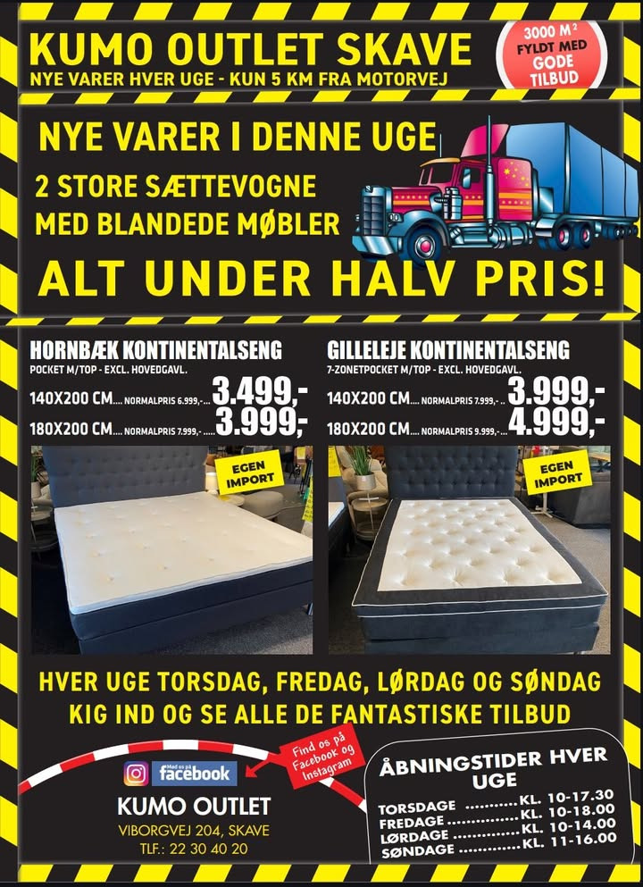 Kumo Outlet præsenterer: Store besparelser på nye varer denne uge