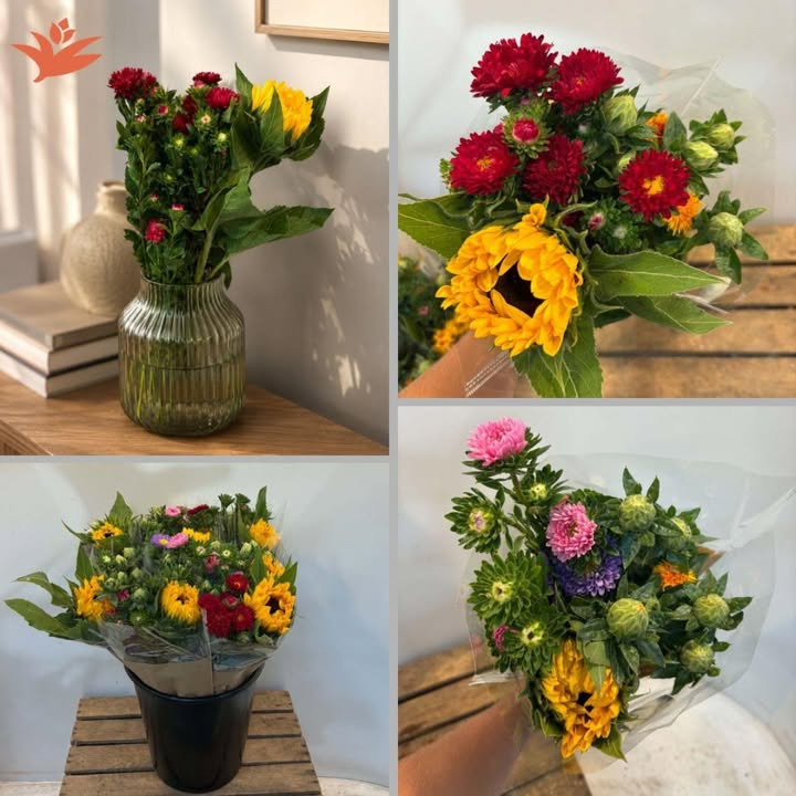 MENY Randers tilbyder farverige sommerbuketter til 49,95 kr.