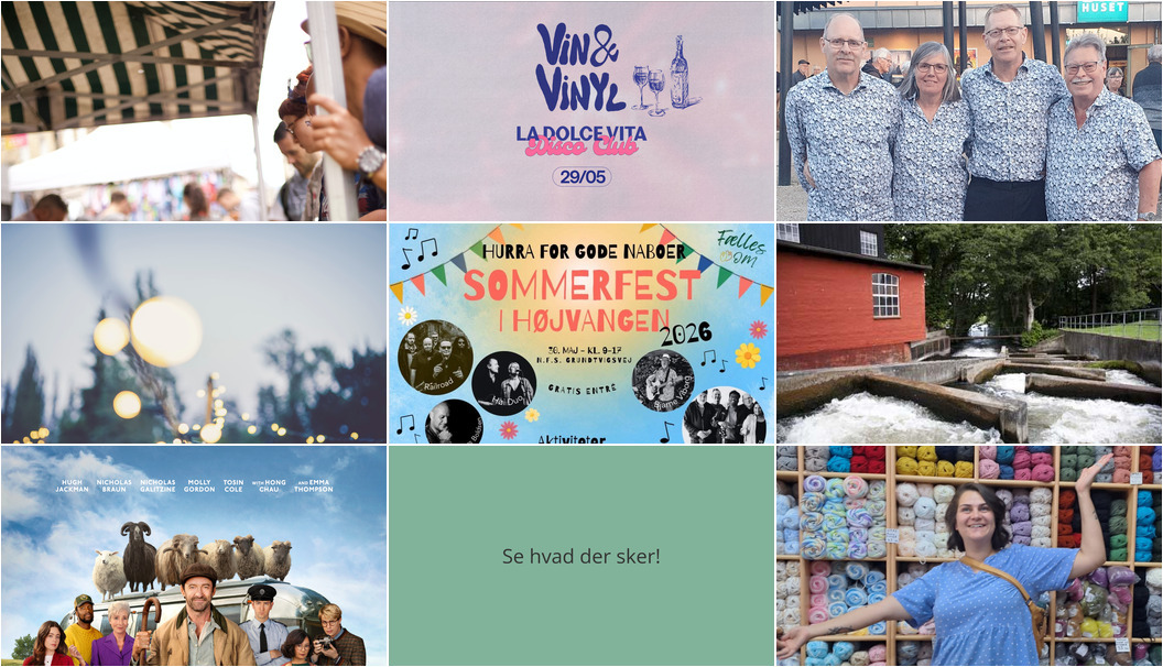 Spændende weekend i Skanderborg: Fest, musik, markeder og sjove aktiviteter