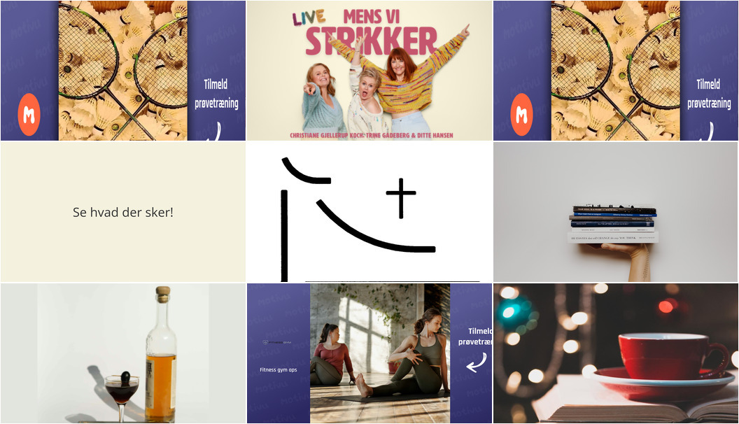 Fra badminton til strikkeklub: Oplev Næstveds mangfoldige ugeprogram