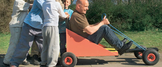 Byg din egen sæbekassebil på Sanddobberne Camping