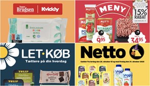 Kærgården til 14 kr. og Mou suppe til kun 28 kr. i lokale dagligvarebutikker