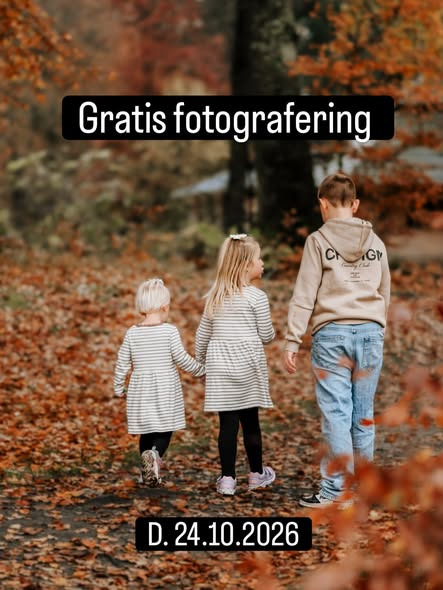 Magic Moments by Vivi Bartho tilbyder gratis fotografering ved Store Økssø