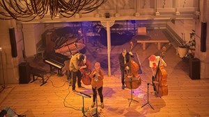 Utraditionel kvartet på Skørping Kulturstation