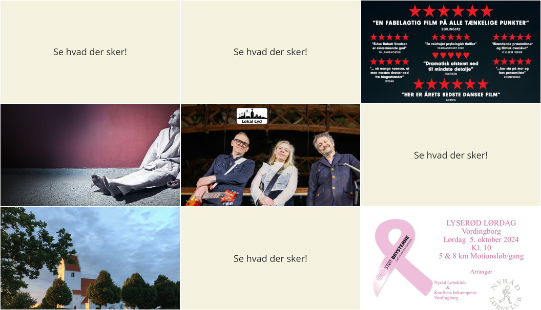 Oplev Vordingborg denne weekend: Film, teater og musik venter