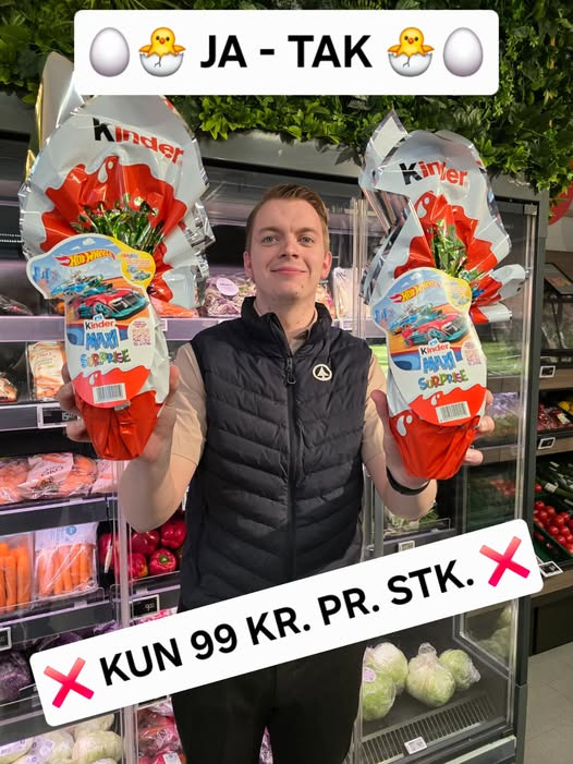 Kinder Maxi Surprise æg til påske hos SPAR Skejby – Begrænset antal til 99 kr. stykket