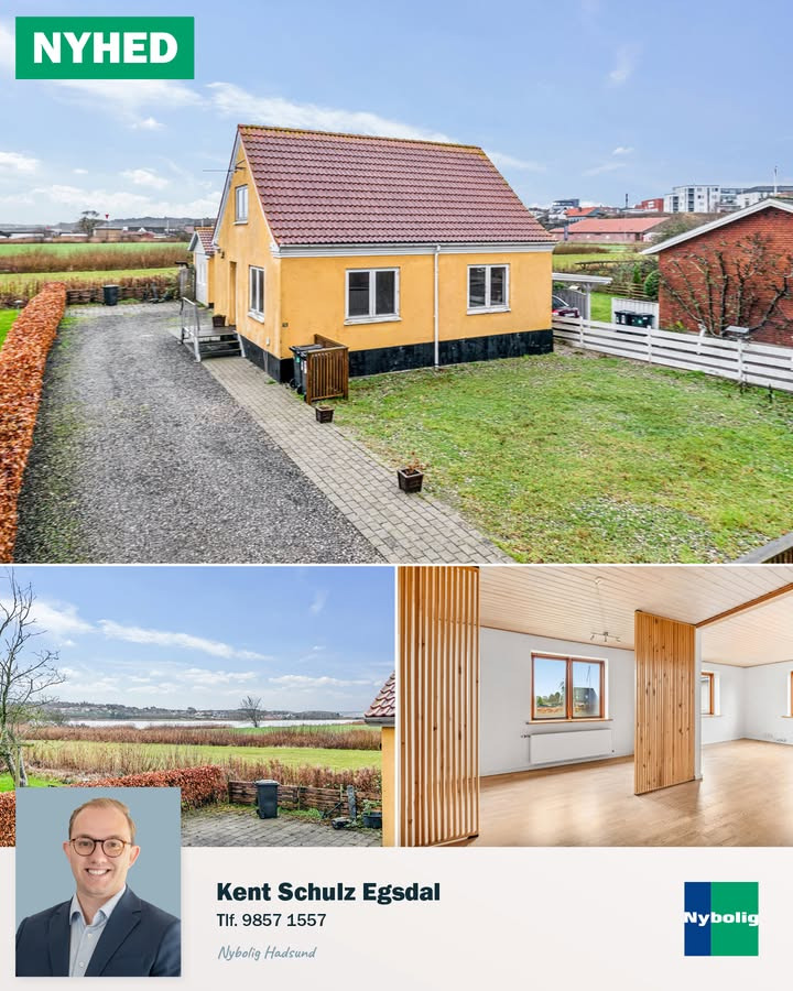 Nybolig Hadsund præsenterer charmerende villa på Fiskerihavnsvej 12