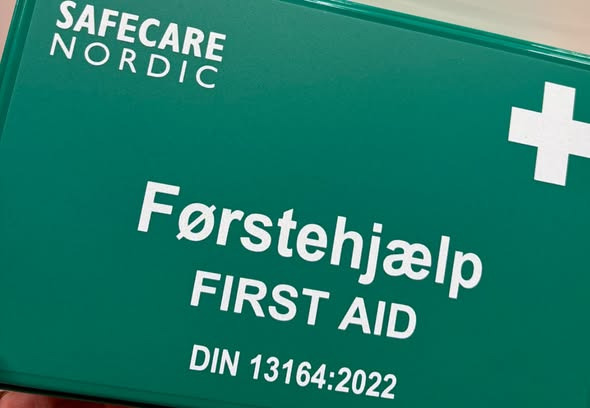 Spar Suldrup sælger førstehjælpskasse til 89,95