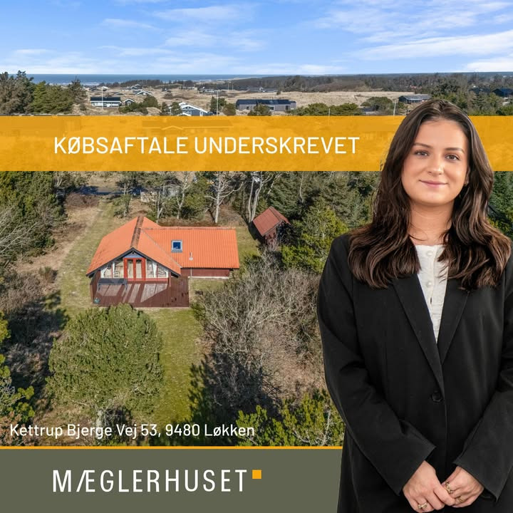 Mæglerhuset Vestkysten I/S melder om underskrevet købsaftale på Kettrup Bjerge Vej 53