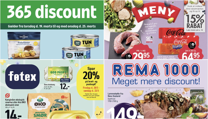 Kærgården smør til 10 kr. og Rahbek fiskefileter til 12 kr. - fantastiske tilbud i Kolding