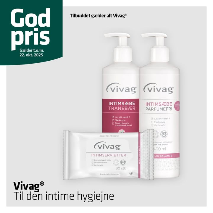 Få gode tilbud på Vivag produkter hos Ikast Apotek