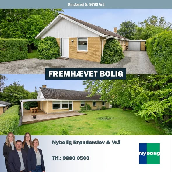Nybolig Brønderslev & Vrå inviterer til bud på charmerende villa i Vrå