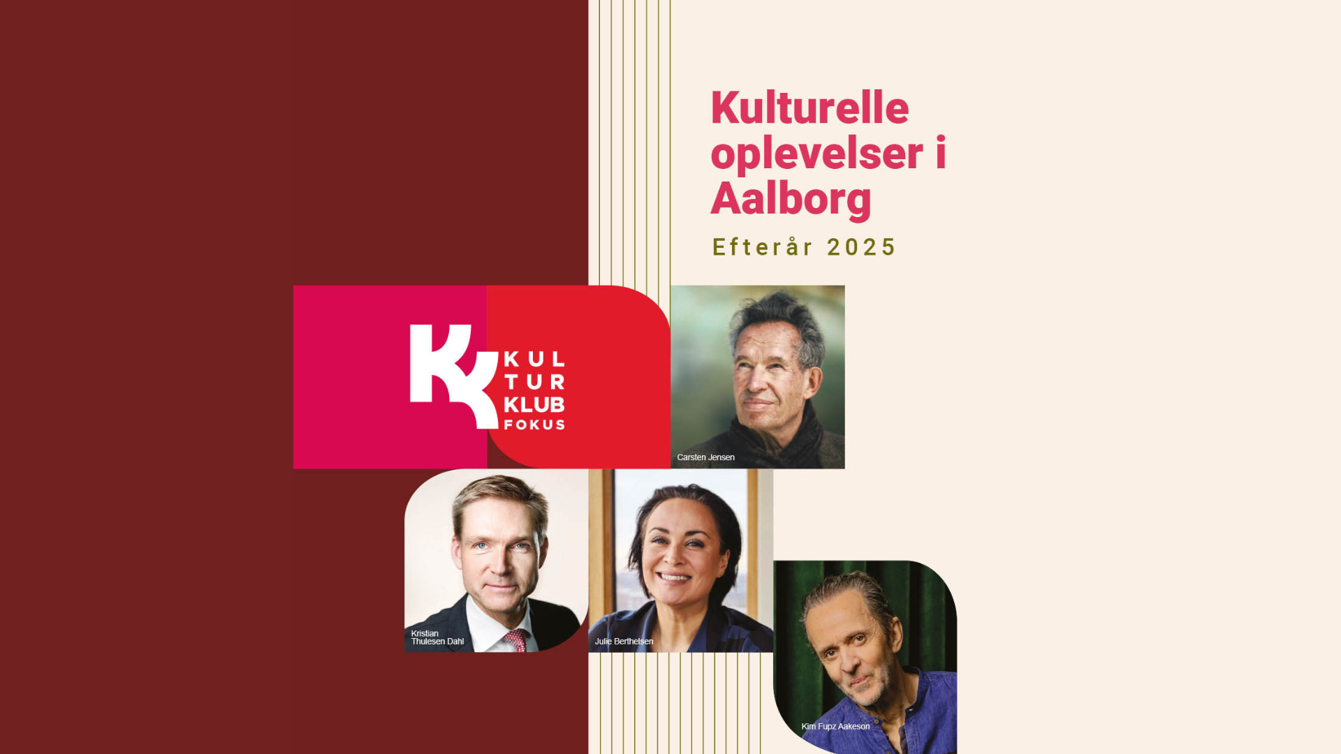 Kulturklub FOKUS præsenterer nyt spændende program for efteråret 2025