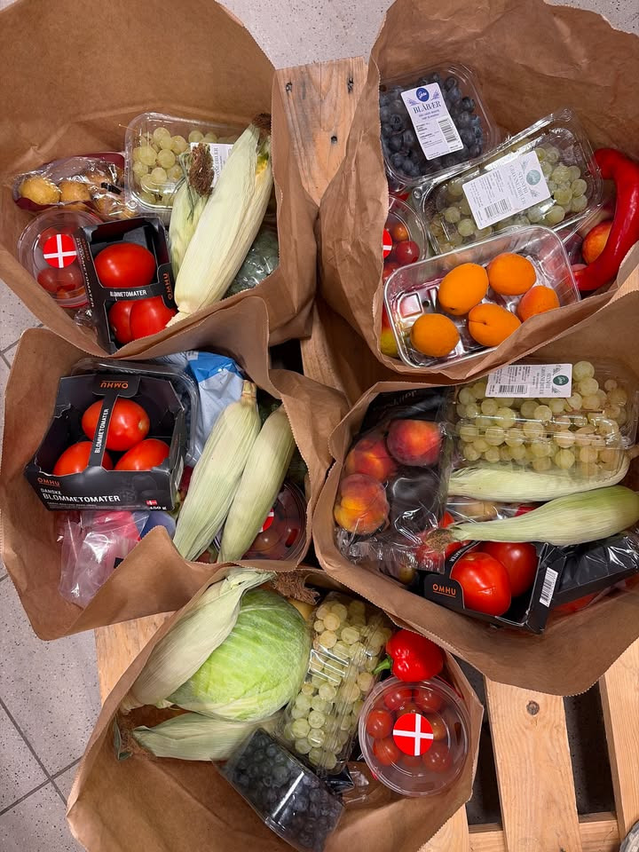 MIN KØBMAND I ASP sælger frugt og grønt poser til 45 kr.