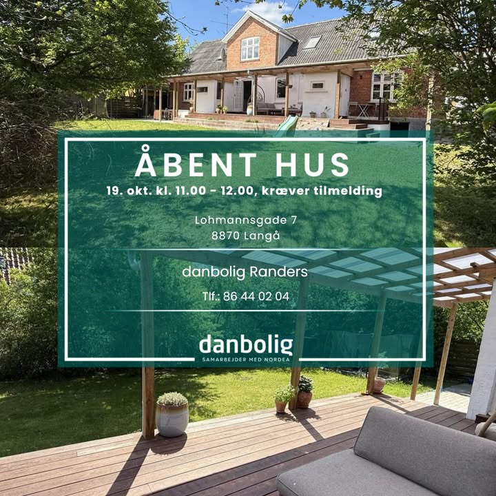 Åbent hus på Lohmannsgade 7 med danbolig Randers