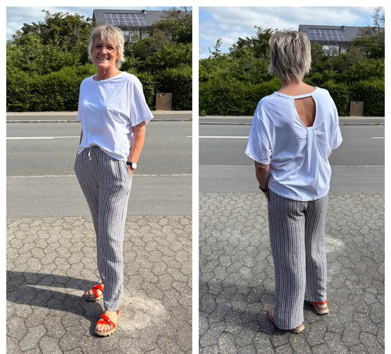 Rosengreen præsenterer smart sæt fra Marta: T-shirt og bukser i komfortabelt design