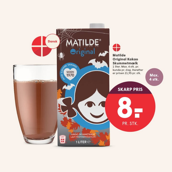 Efterårshygge med varm Matilde kakao hos SPAR SKALLERUP A/S