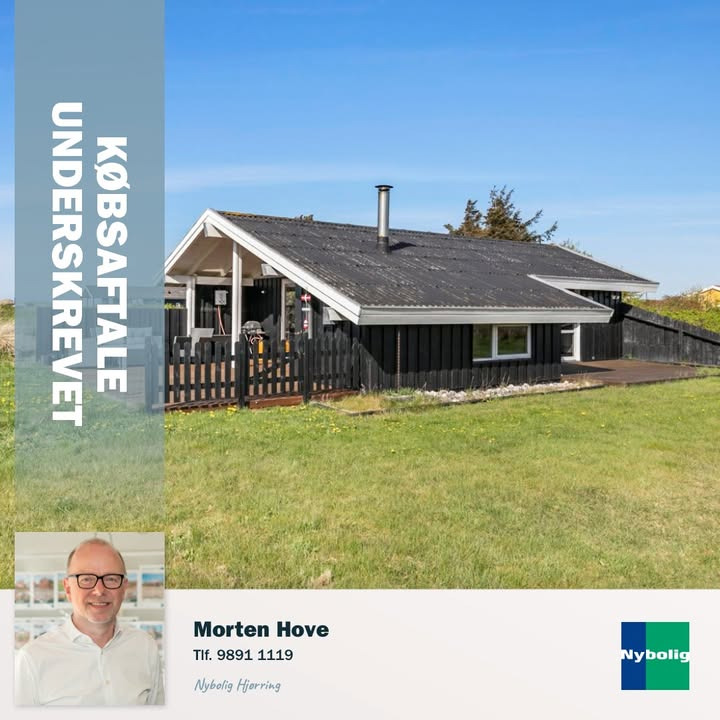 Nybolig Hjørring v/Morten Hove sælger charmerende fritidsbolig på rekordtid