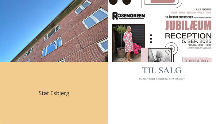 Nyt fra ESTATE Robin Thybo Esbjerg & Varde, ROSENGREEN og RealMæglerne Esbjerg og Bramming