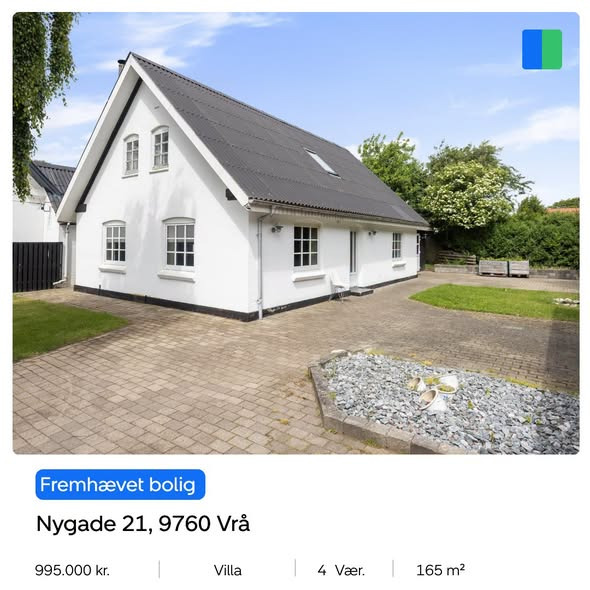 Nybolig Brønderslev & Vrå præsenterer rummelig villa i Vrå til 995.000 kr.