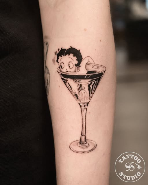 Tattoo Studio 96 præsenterer nyt Betty Boop design af Quentin