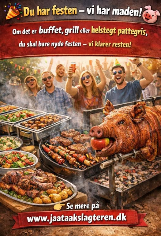 Jaataak Slagteren inviterer til stegt flæsk hver tirsdag