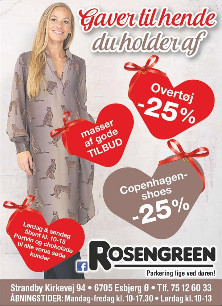 Rosengreen tilbyder portvin og chokolade til kunder i weekenden